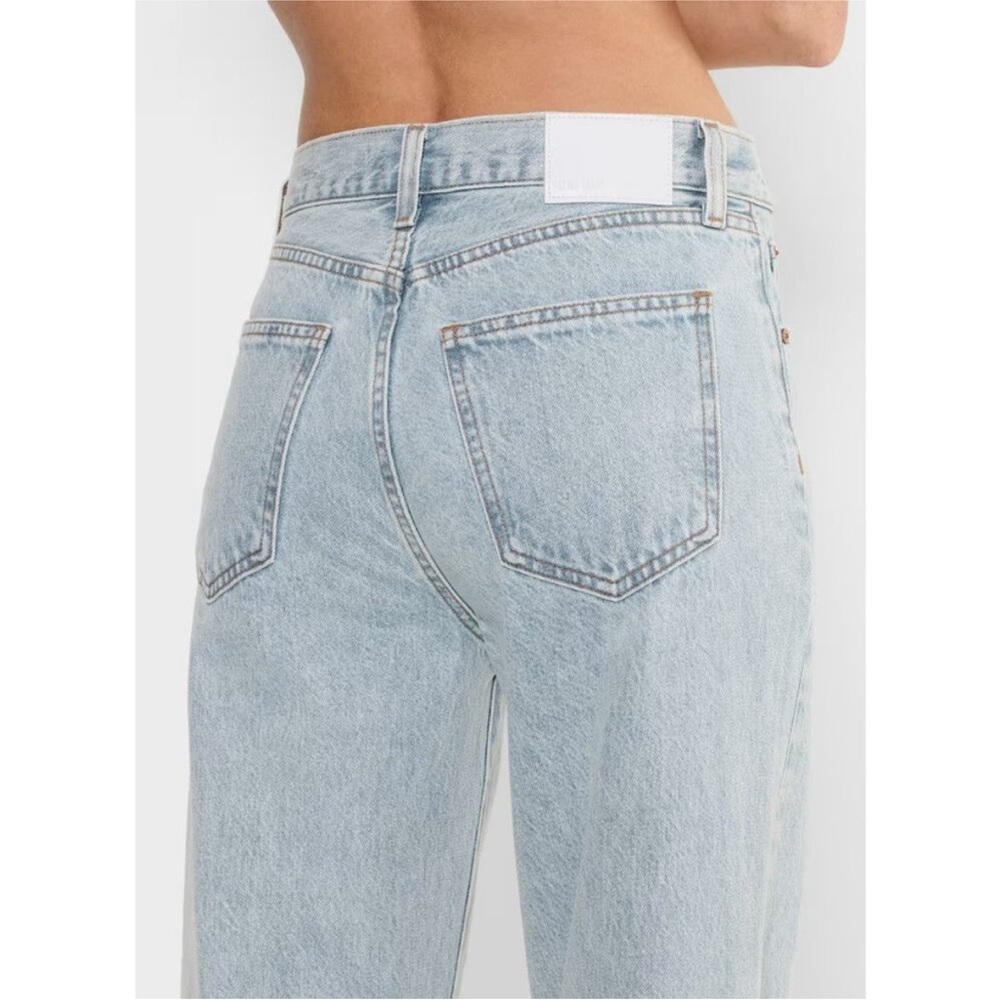 Aritzia Denim Forum The Farrah Hi-Rise Wide Jeans Light Wash Size 23 - Picture 4 of 6